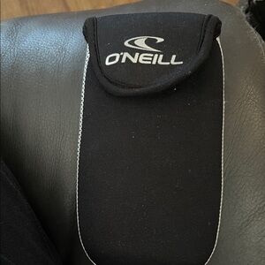 O'Neill Black Neoprene Pouch with White Logo